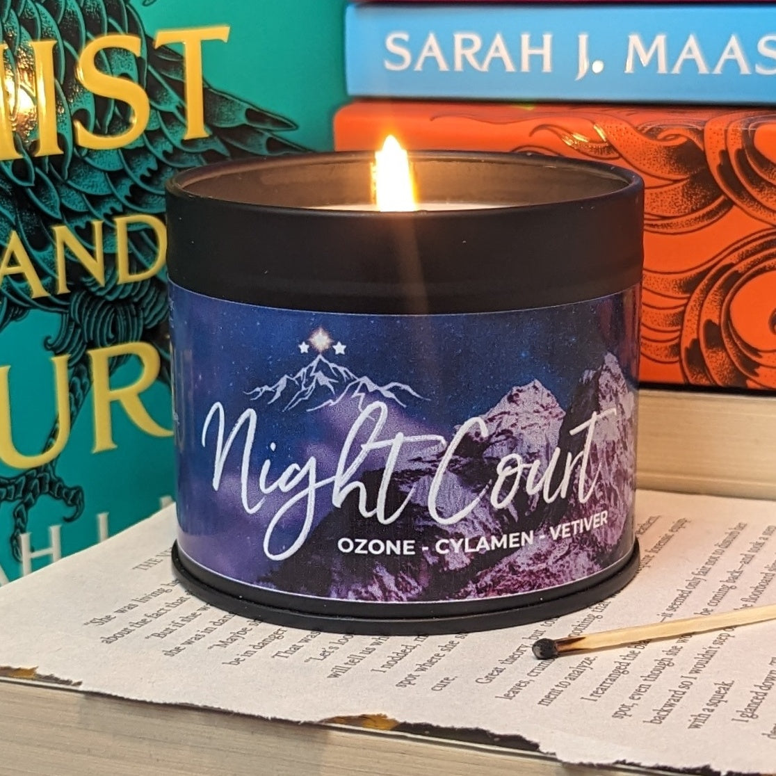 Night Court ACOTAR Licensed Bookish Candle