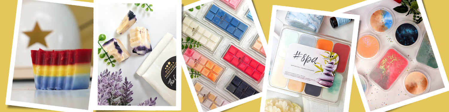 Wax Melts from Scents & Scentsibility. Unique scents & exclusive wax melt blends.