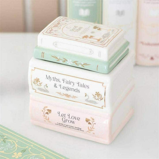 Book Stack Oil Burner