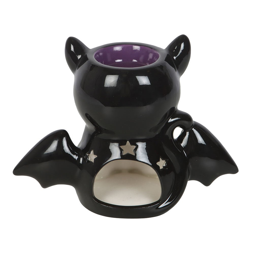 Cute & Creepy Bat Cat Halloween Wax Melt & Oil Burner