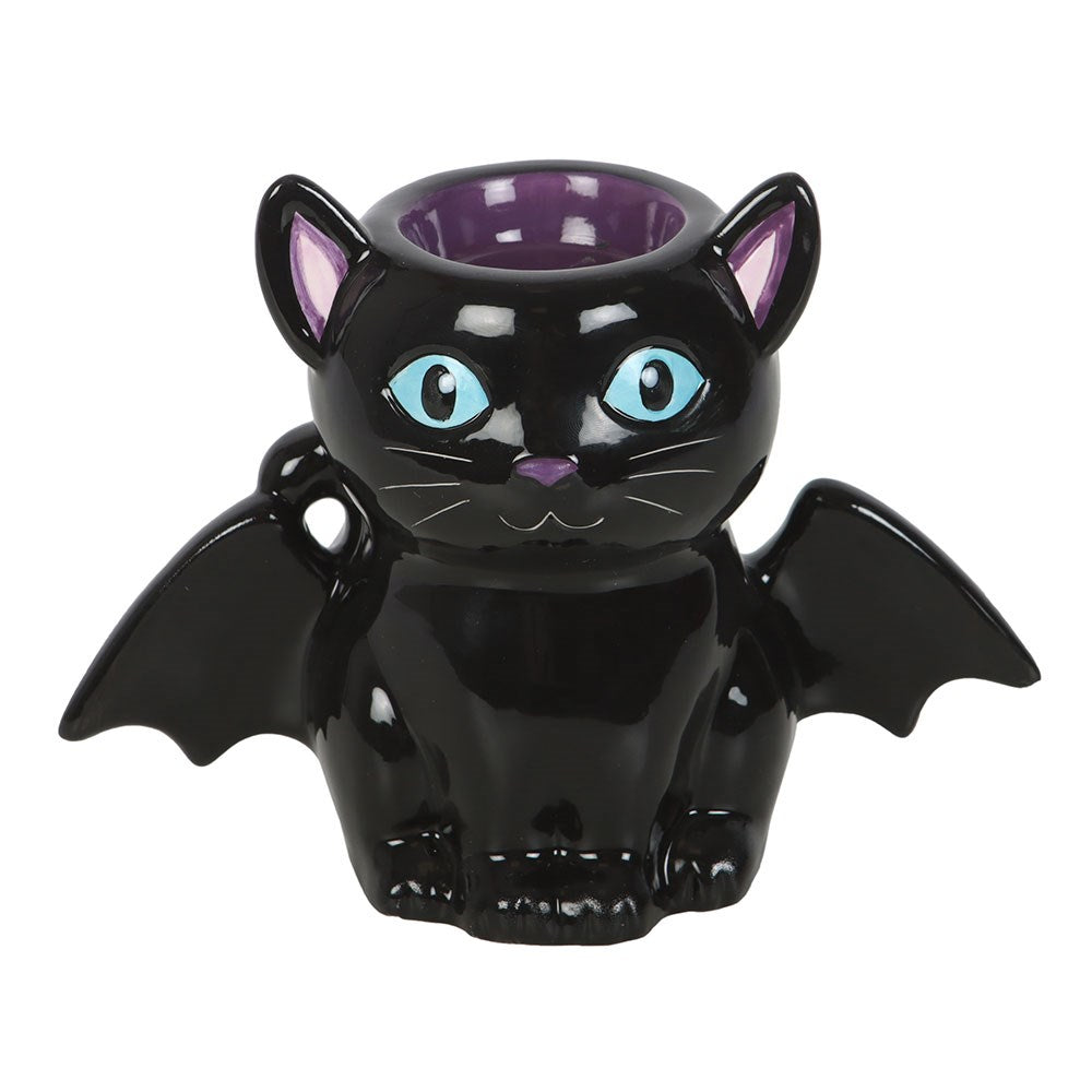 Cute & Creepy Bat Cat Halloween Wax Melt & Oil Burner