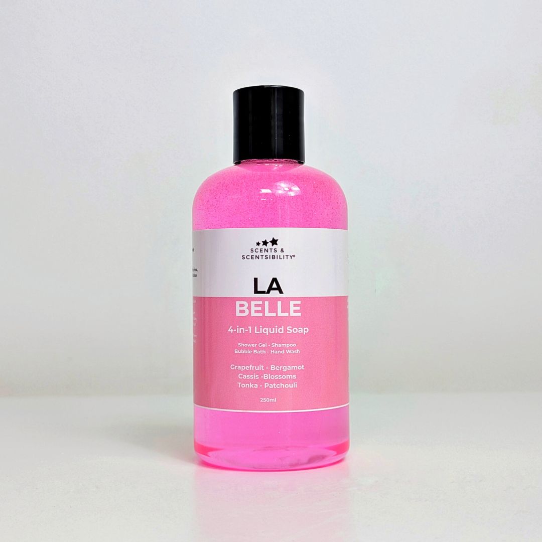 La Belle Liquid Soap | Bubble Bath | Shampoo | Shower Gel | Hand Wash