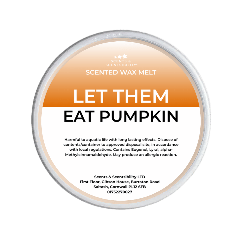 Let Them Eat Pumpkin Segment Pot Wax Melts