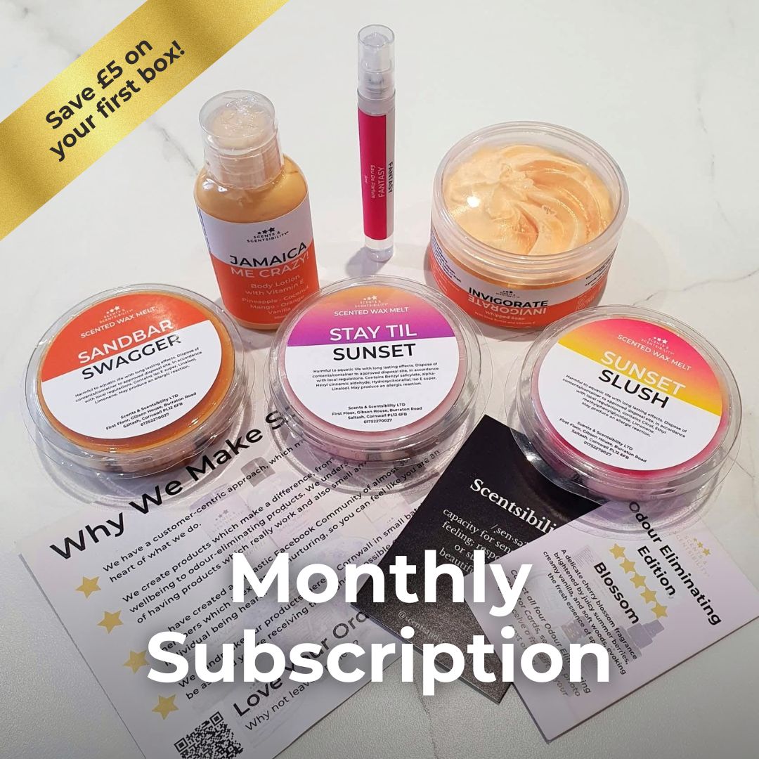 Monthly Subscription Box | Wax Melts, Home Fragrance, Bath & Body (Ships End Of Each Month)