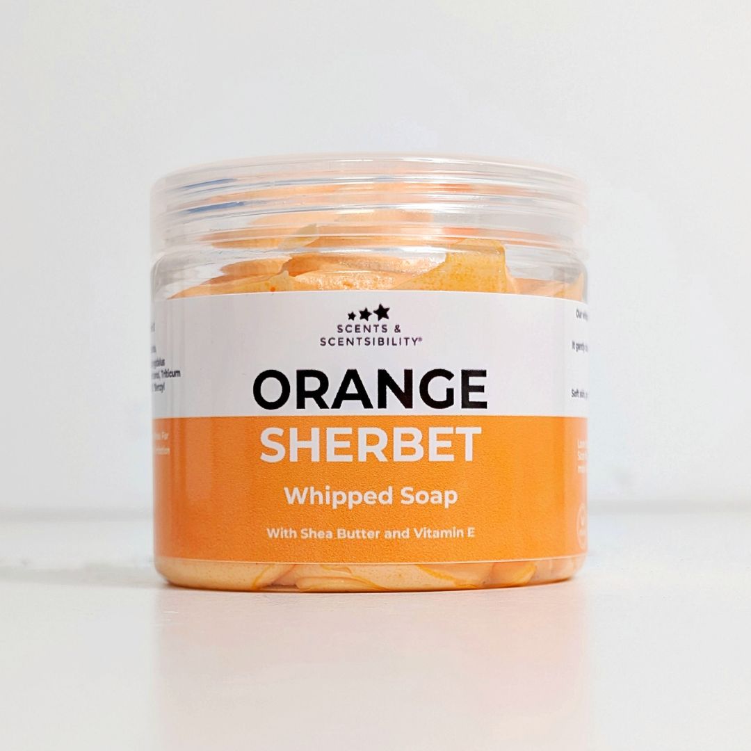 Orange Sherbet Whipped Soap