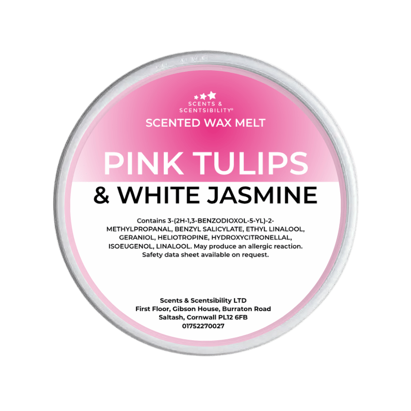 Pink Tulips & White Jasmine Segment Pot Wax Melts