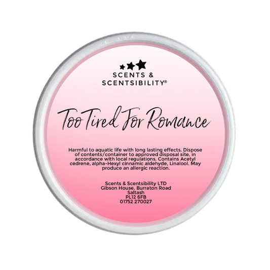 Too Tired For Romance Signature 2oz Scent Shot Wax Melt