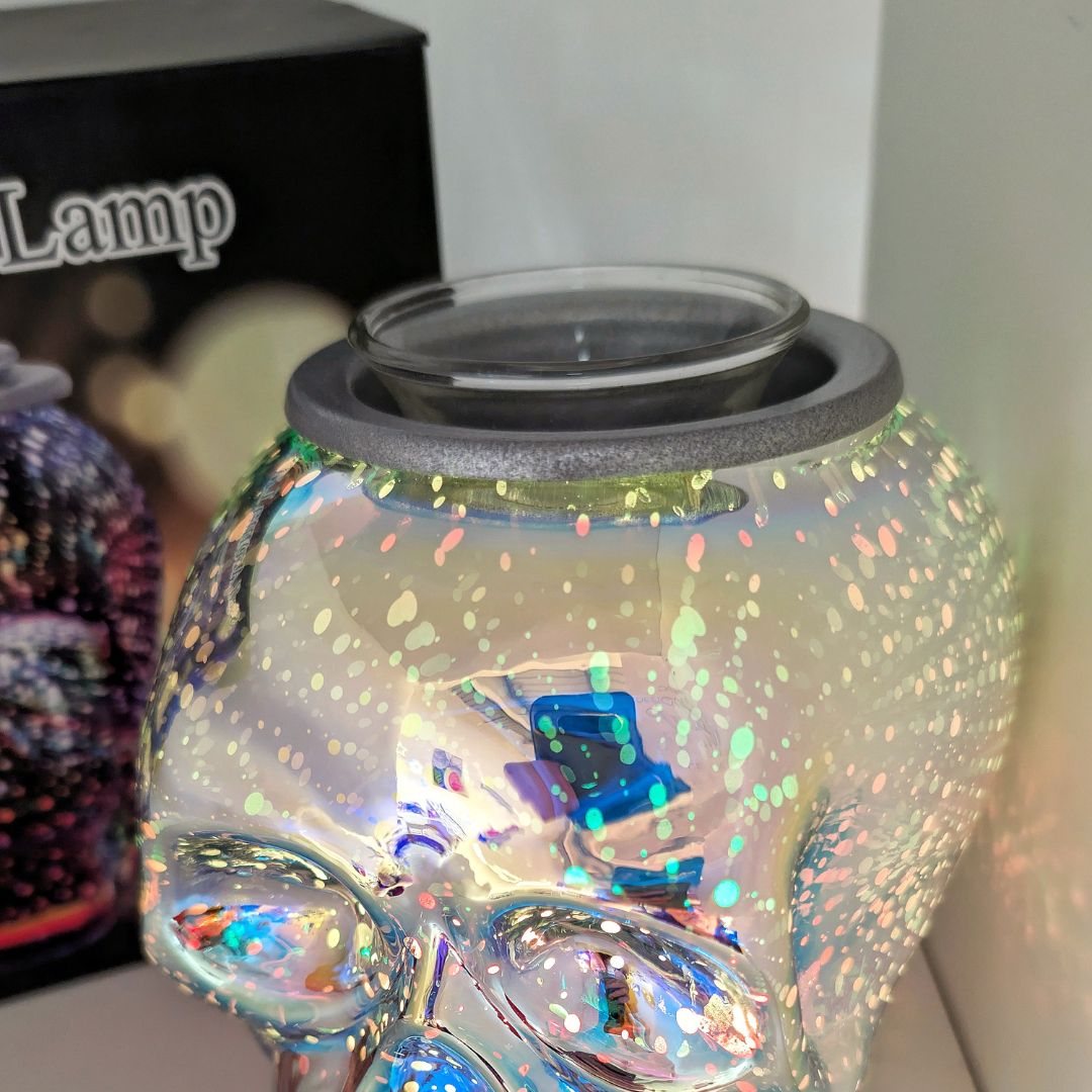 Skull Aroma Lamp Colour-Changing Electric Wax Melt Warmer