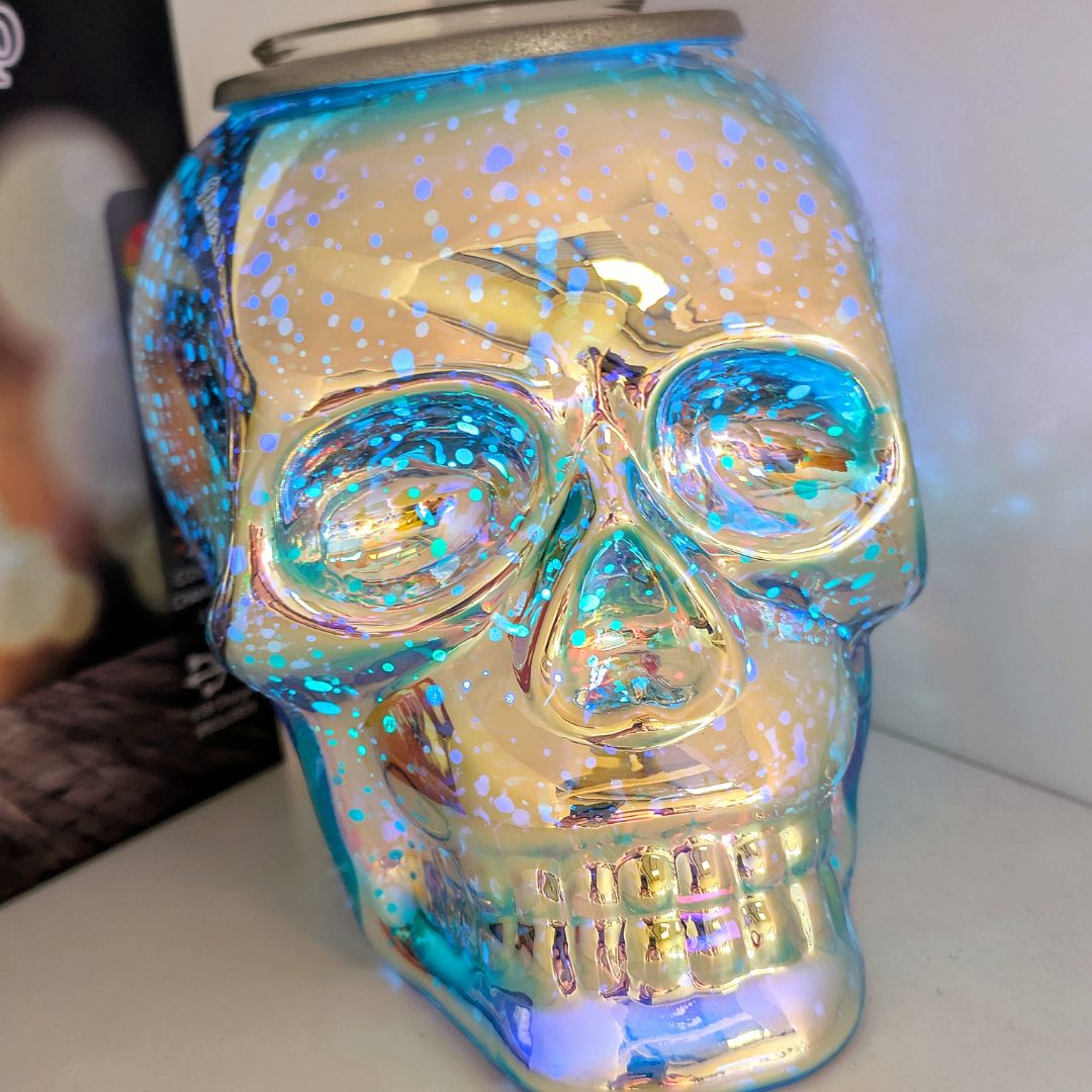 Skull Aroma Lamp Colour-Changing Electric Wax Melt Warmer