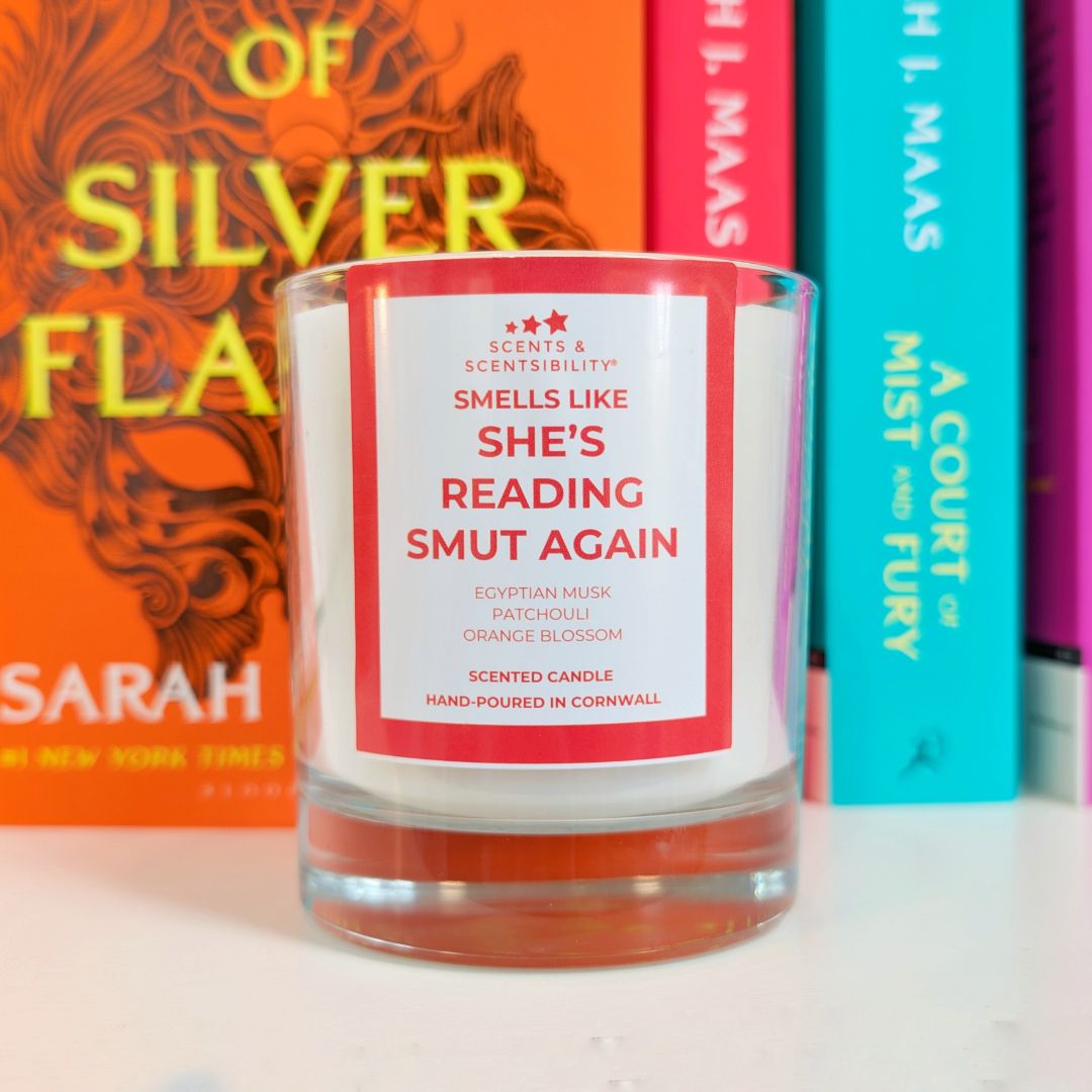 Smells Like She's Probably Reading Smut Book-Inspired Candle