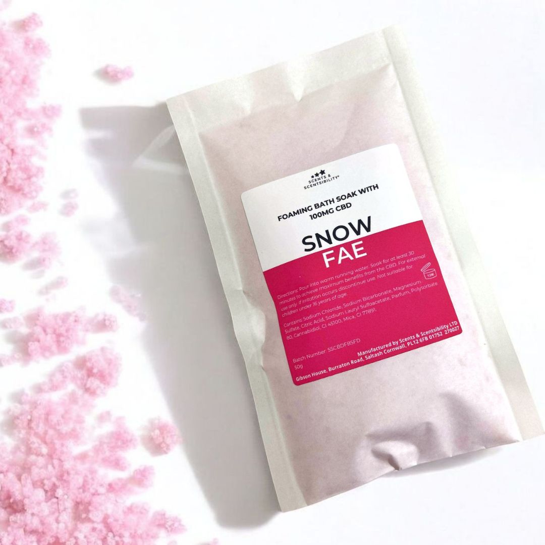 Snow Fae CBD Foaming Bath Soak 100mg