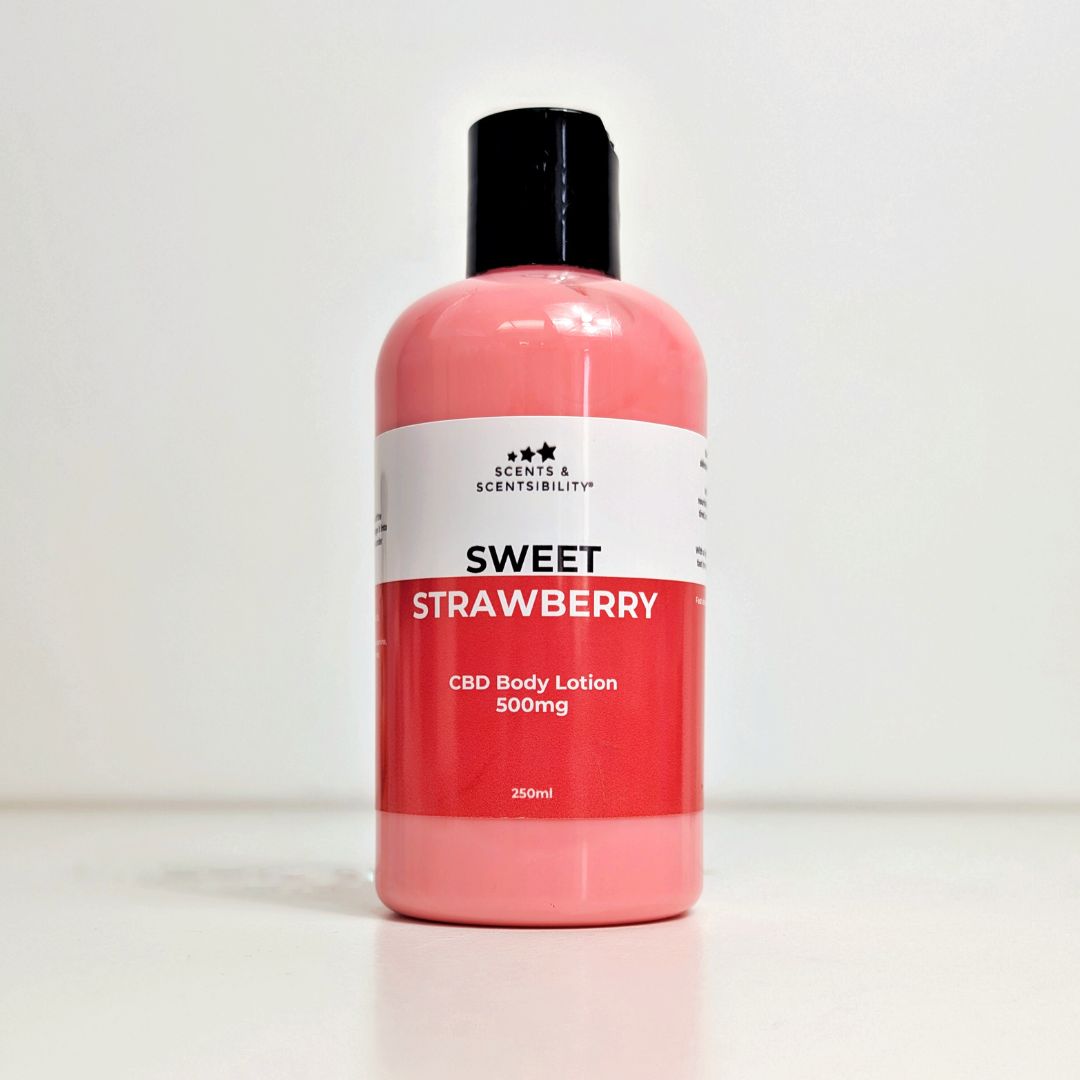 Sweet Strawberry CBD Body Lotion 500mg