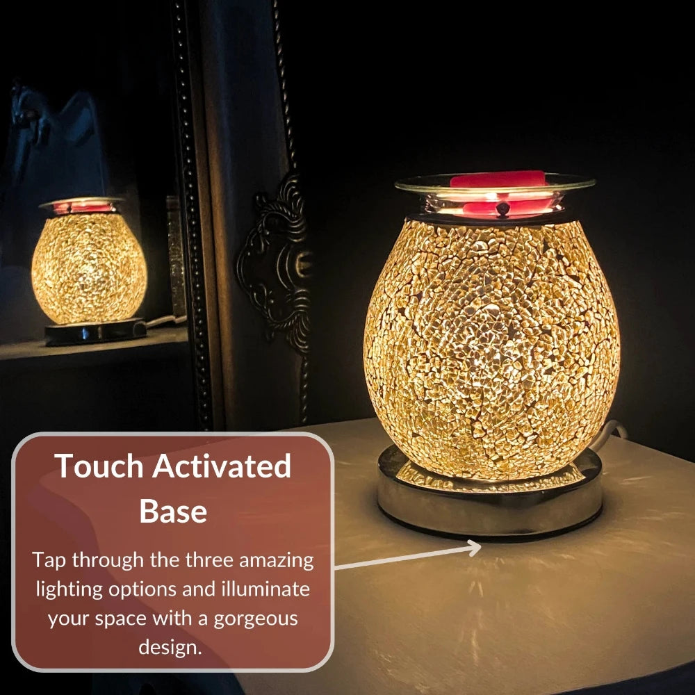 Touch Mosaic Gold Electric Melt Warmer