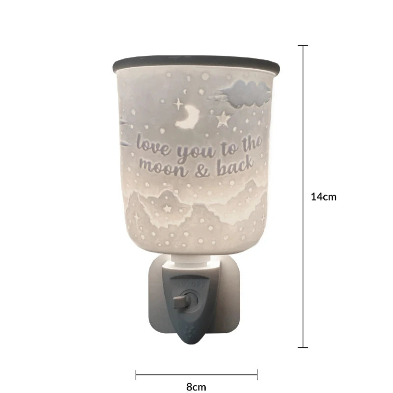 Wax Melt Burner Plug In - Love You To The Moon & Back