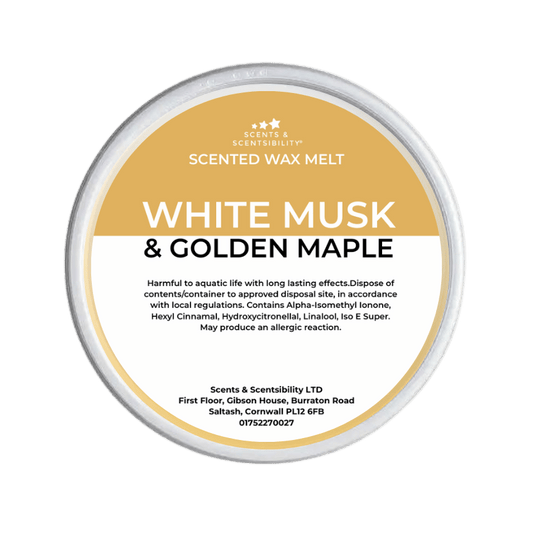 White Musk & Golden Maple Segment Pot Wax Melts