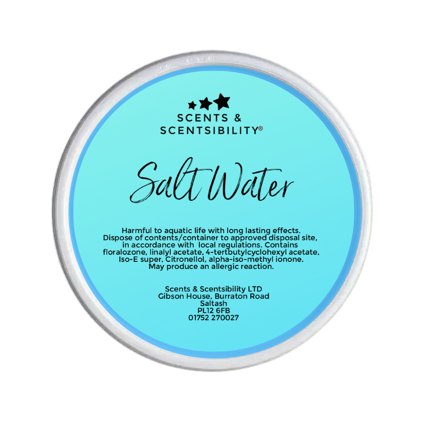 Salt Water 2oz Scent Shot Wax Melt Scents & Scentsibility® LTD