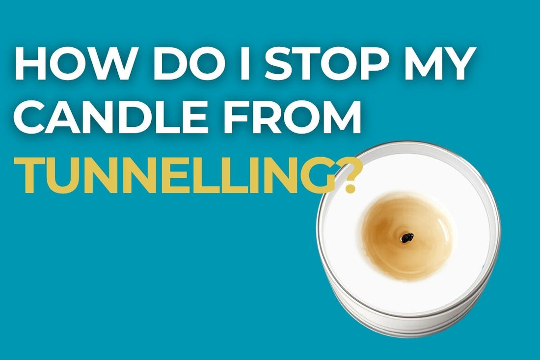 A poster with an image of a candle where the wick has burned unevenly