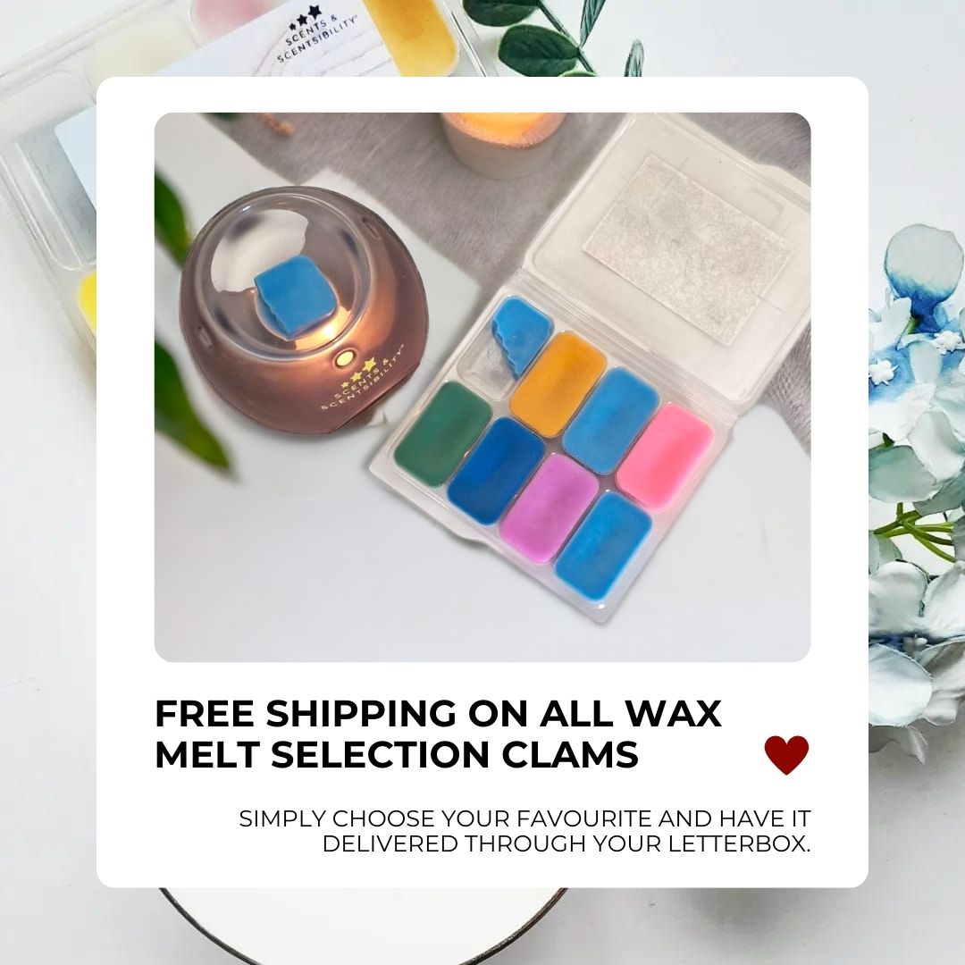 Free Shipping on Wax Melts Selection Clams