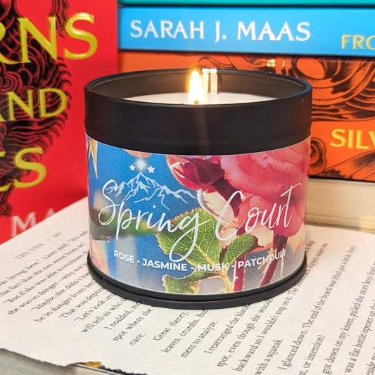 Spring Court ACOTAR Licensed Bookish Candle