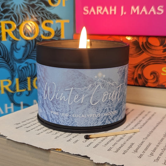 Winter Court ACOTAR Licensed Bookish Candle