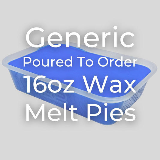 16oz Wax Melt Pie Poured To Order - Generic Fragrances
