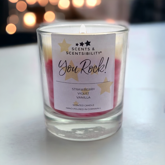 You Rock! 30cl Glass Candle