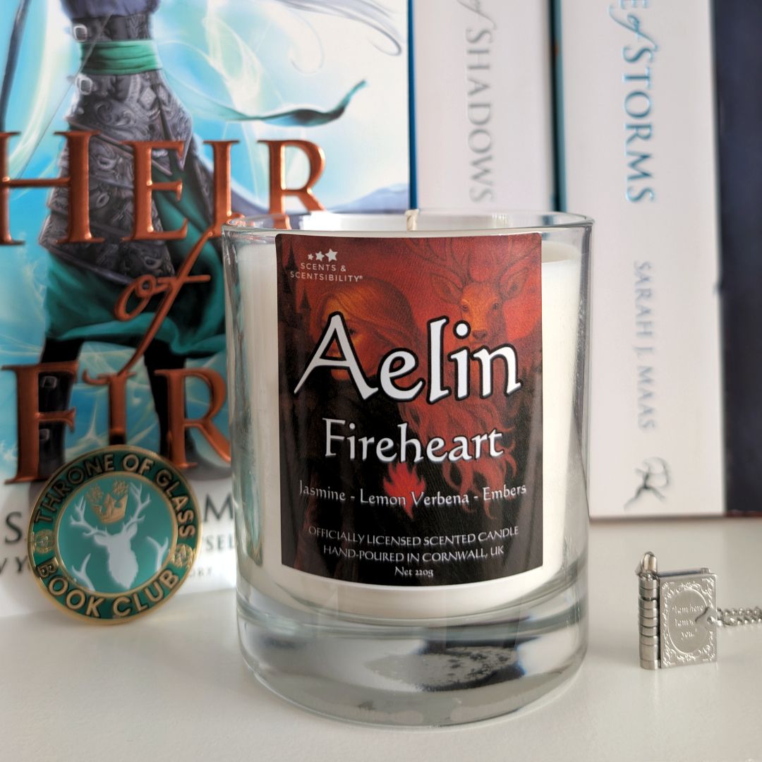 Aelin Fireheart Throne Of Glass Licensed Book-Inspired Candle