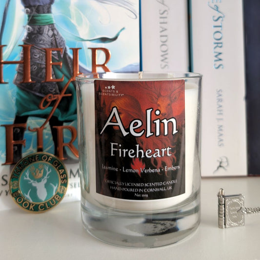 Aelin Fireheart Throne Of Glass Licensed Book-Inspired Candle