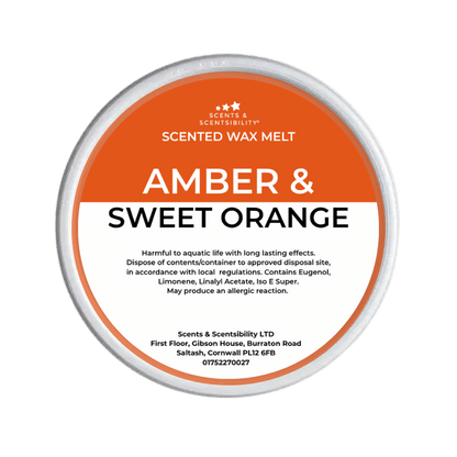 Amber & Sweet Orange Segment Pot Wax Melts