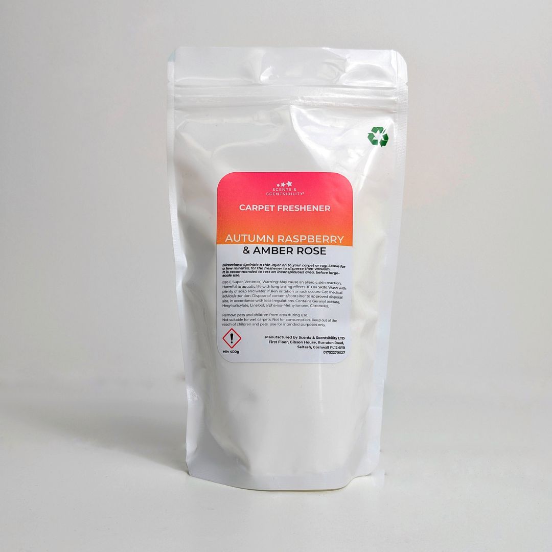 Autumn Raspberry & Amber Rose Carpet Freshener Powder