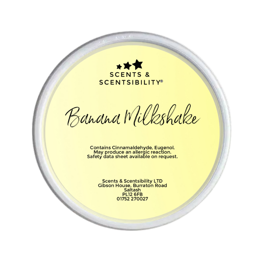 Banana Milkshake Segment Pot Wax Melt