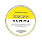 A round tub of Scents & Scentsibility Banana Scented Wax Melt, featuring a bright yellow and white label with black and white text.