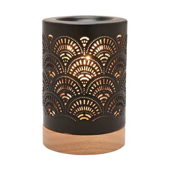 Black electric candle warmer 2025