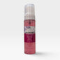 A 100ml pump bottle of Black Raspberry & Vanilla Foaming Hand & Body Wash, filled with pink liquid, set against a light gray background.