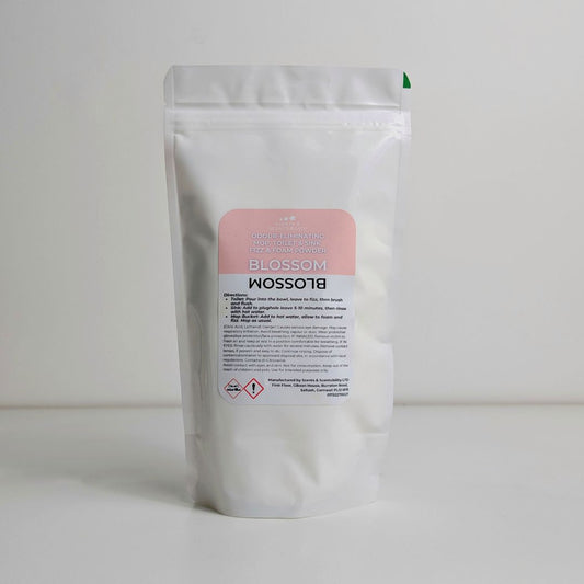 Blossom Odour Eliminator Mop, Sink & Toilet Freshening Fizz and Foam Powder
