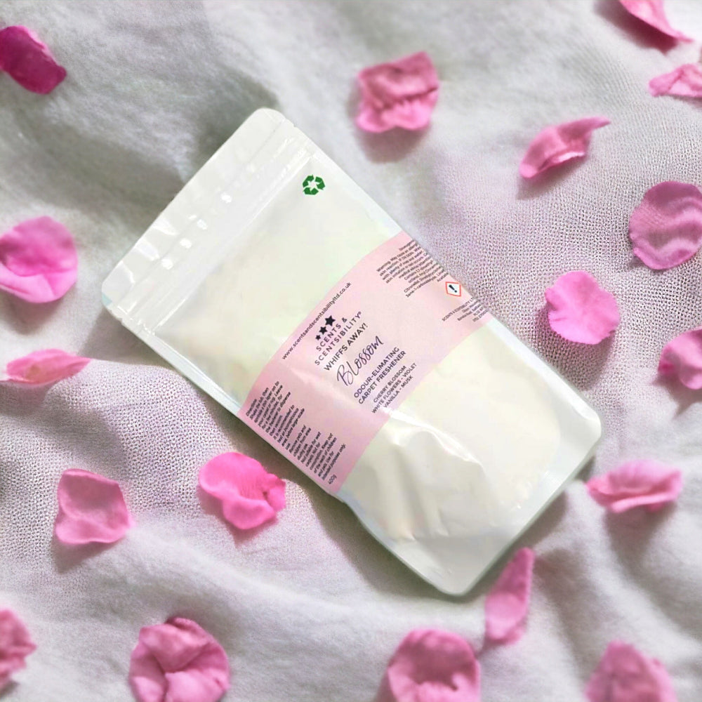 Blossom Whiffs Away Odour Eliminating Carpet Freshener Pouch
