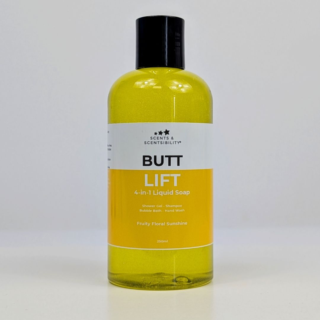 Butt Lift 4-In-1 Liquid Soap | Bubble Bath | Shampoo | Shower Gel | Hand Wash
