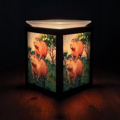 Capybara Stained Glass Effect Wax Melt Warmer