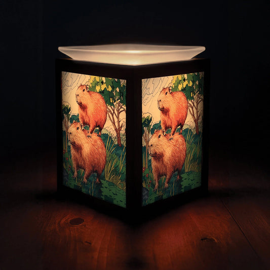 Capybara Stained Glass Effect Wax Melt Warmer
