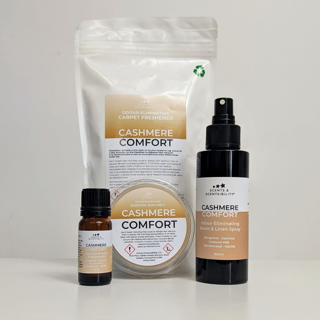 Cashmere Comfort Odour-Eliminating Home Fragrance Bundle