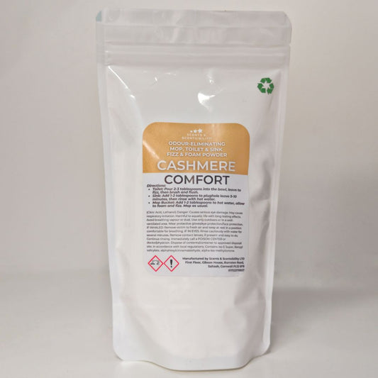 Cashmere Comfort Odour Eliminator Mop, Sink & Toilet Freshening Fizz and Foam Powder