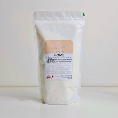 White packaging of 'Cosy Home' product on a white background