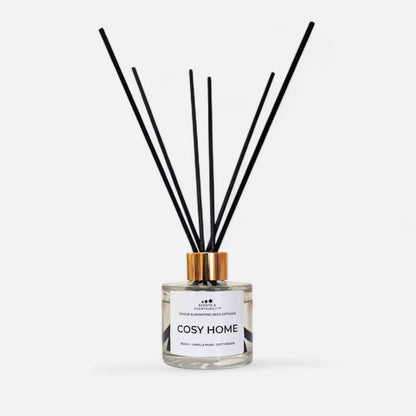 Cosy Home Odour Eliminating Reed Diffuser – Long Lasting Home Fragrance