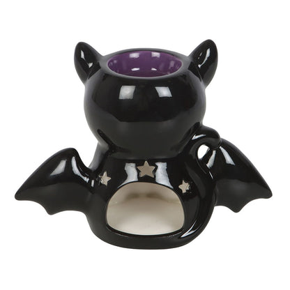Cute & Creepy Bat Cat Halloween Wax Melt & Oil Burner