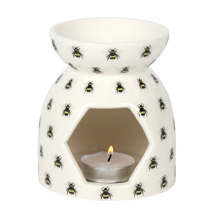 All Over Bee Print Wax Melt Burner