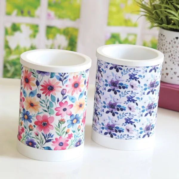 Electric Colourful Floral Wax Melt Warmers