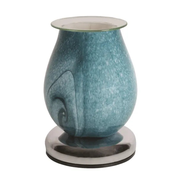 Electric Wax Melter Touch - Teal Swirl Oval