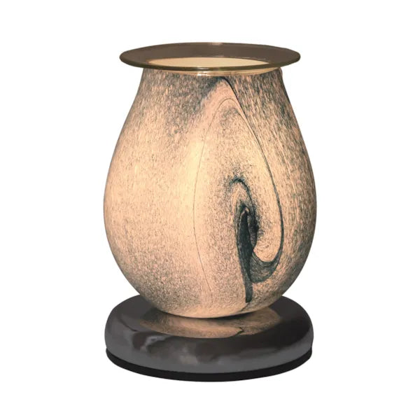 Electric Wax Melter Touch - Teal Swirl Oval