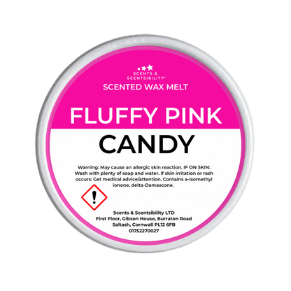 Fluffy Pink Candy Segment Pot Wax Melts