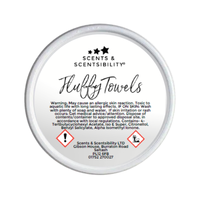 Fluffy Towels Segment Pot Wax Melt